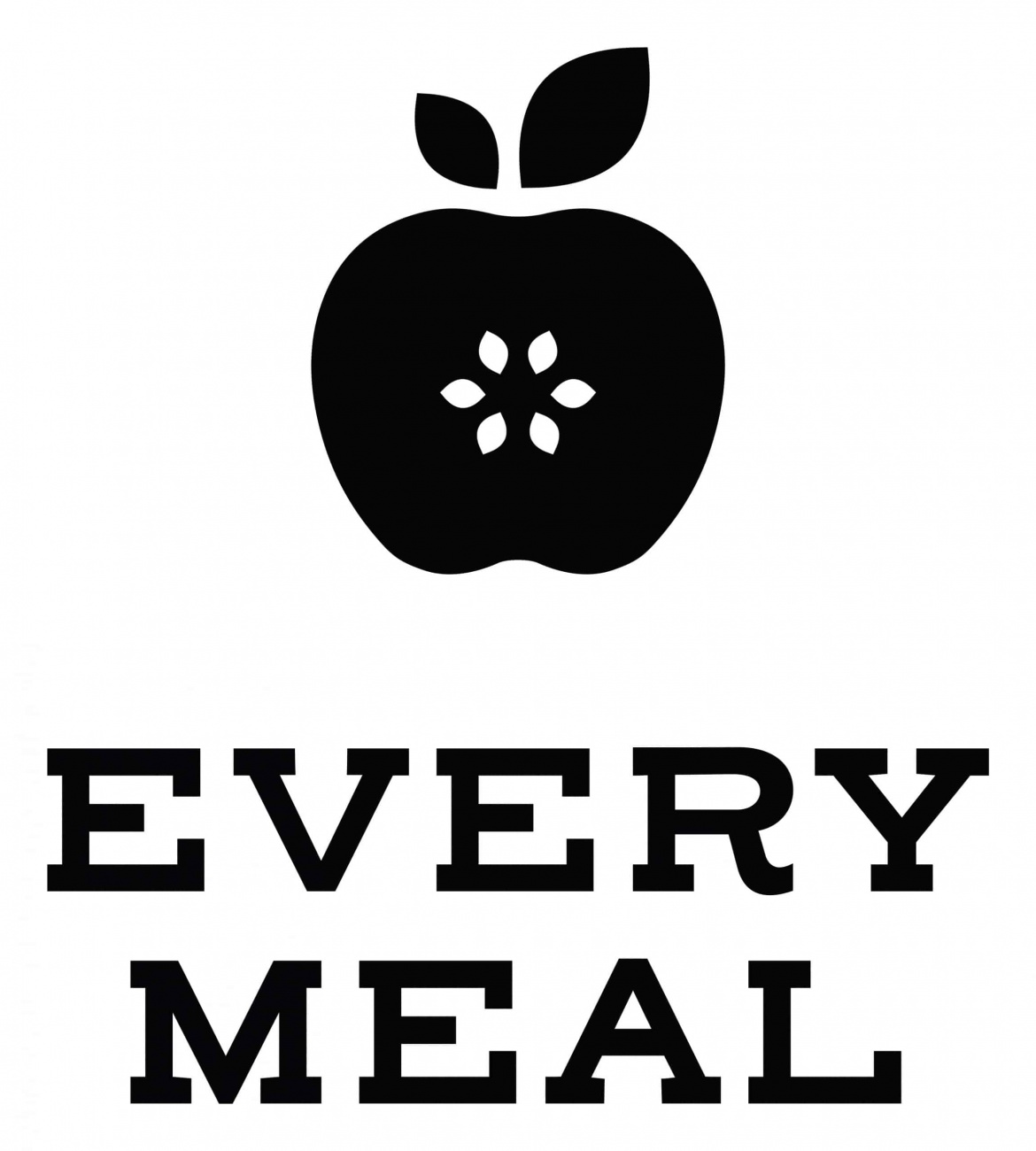 Contact Page Every Meal Logo Black Stacked