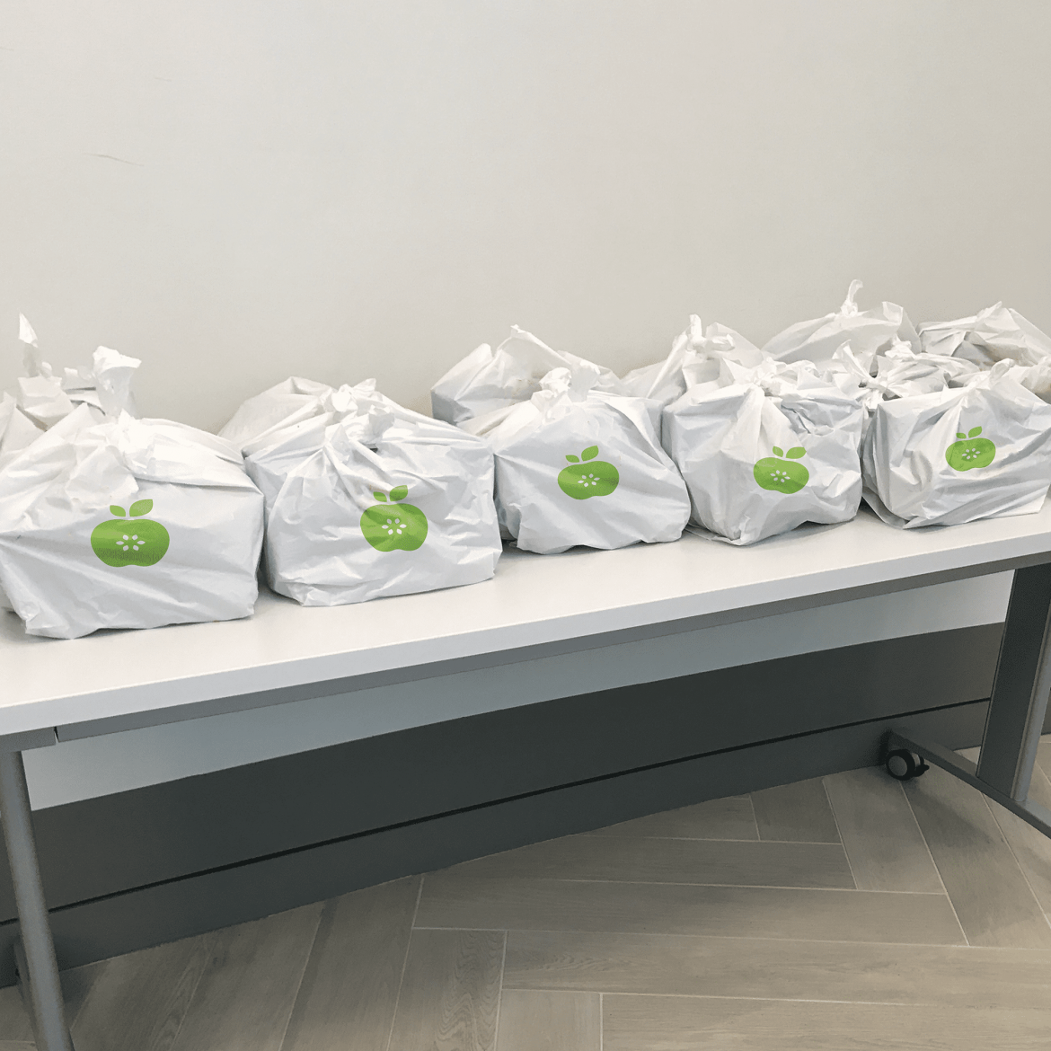 Winter Meal Bags - Food Bags on a table