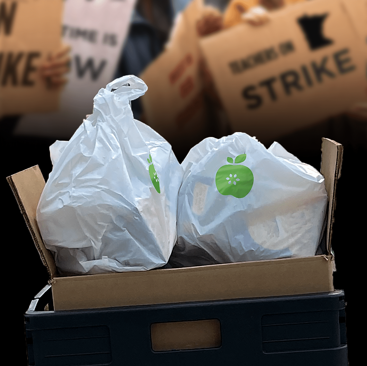 Meal bags available during teacher strike