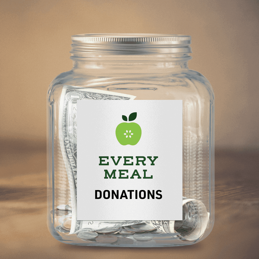 Every Meal Donation jar