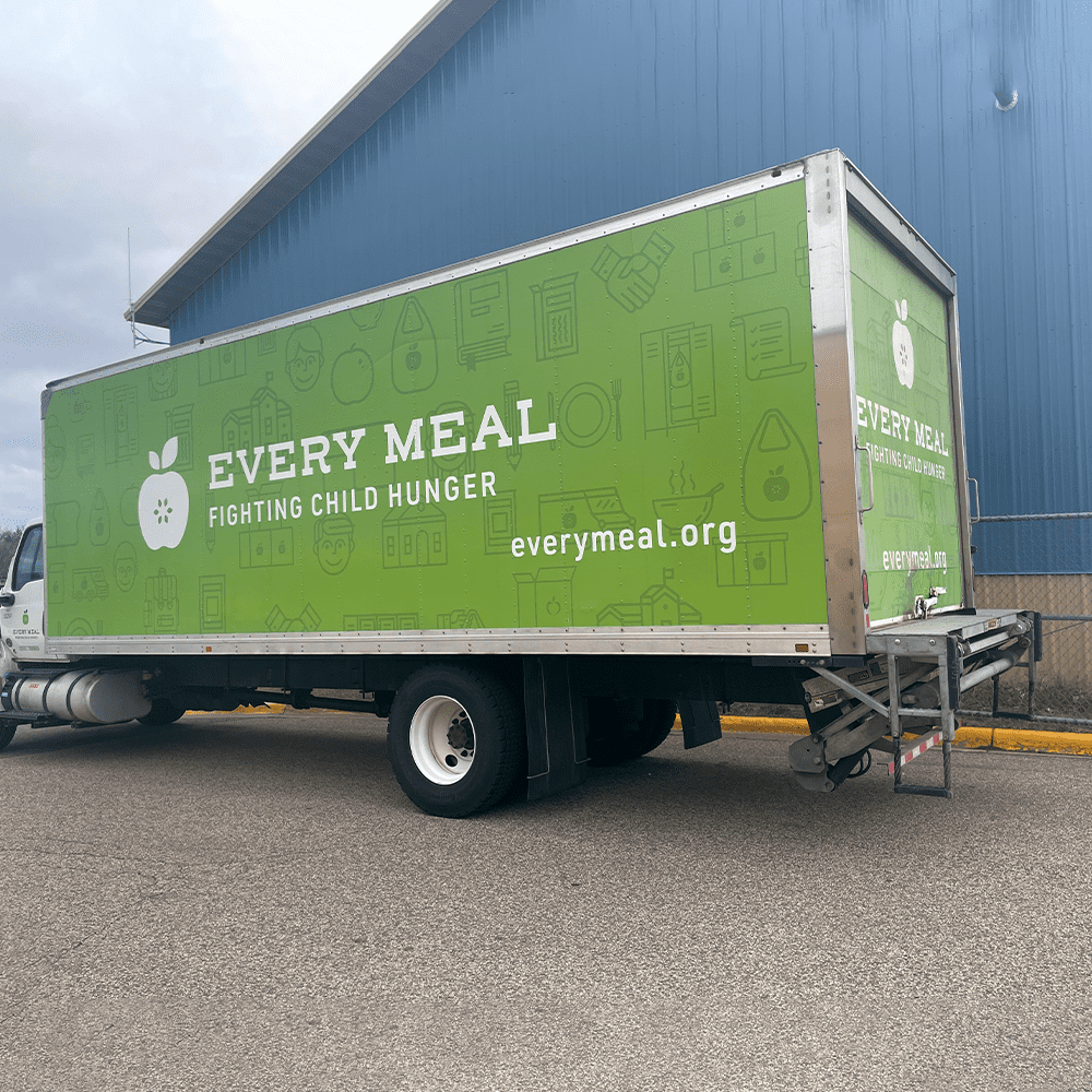 Summer Program - Every Meal Delivery Truck Parked with wrap