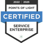 Financials - Points of light service enterprise certified logo