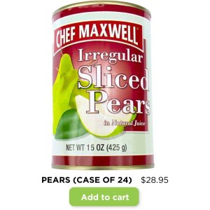 Pears (case of 24)