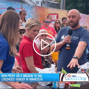 Every Meal's President and Founder live interview at the MN State Fair with Fox 9