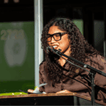 Letter from State Senator Amy Klobuchar read by staff representative, Kali Courtney at campaign celebration event on Oct 7