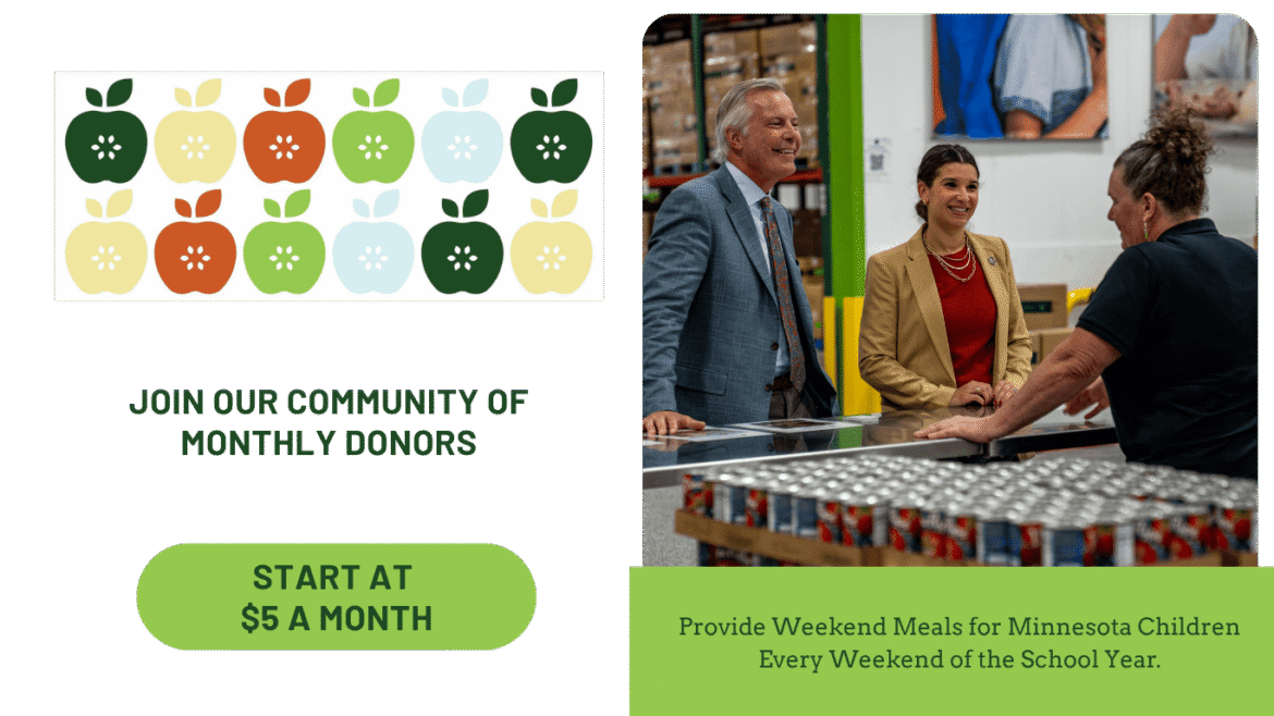 join our community of monthly donors