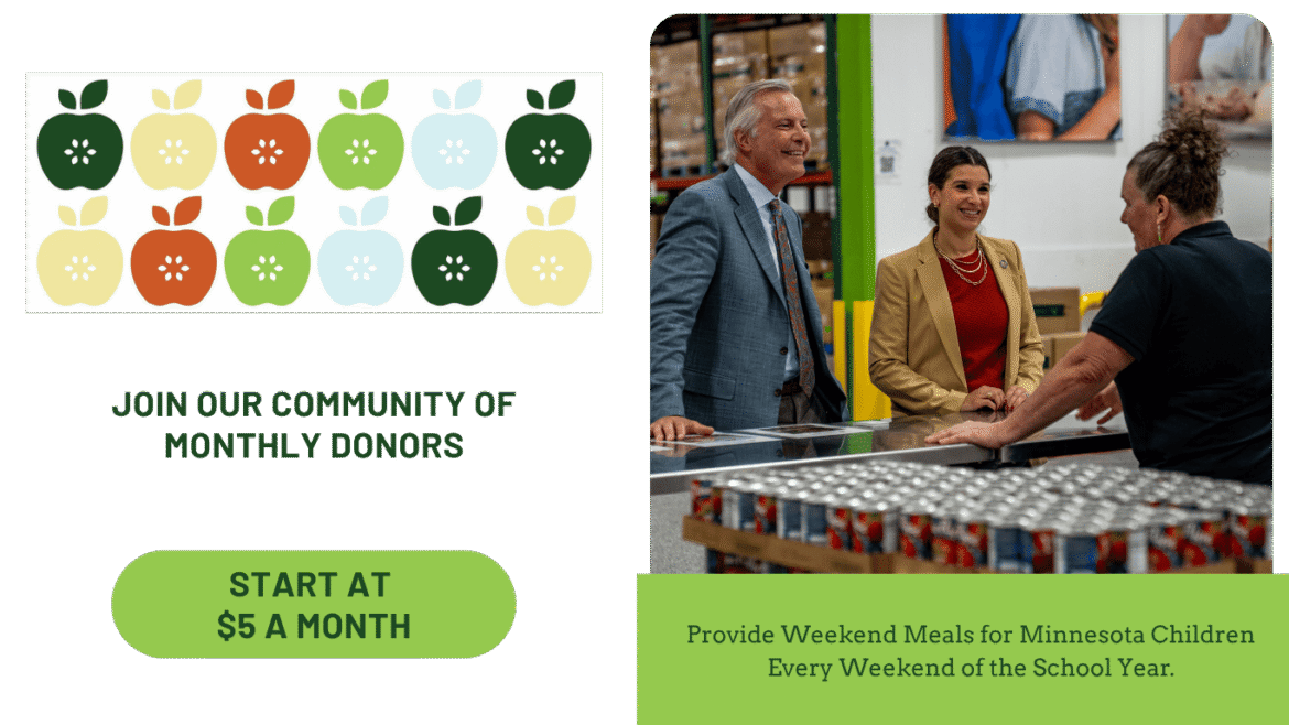 join our community of monthly donors