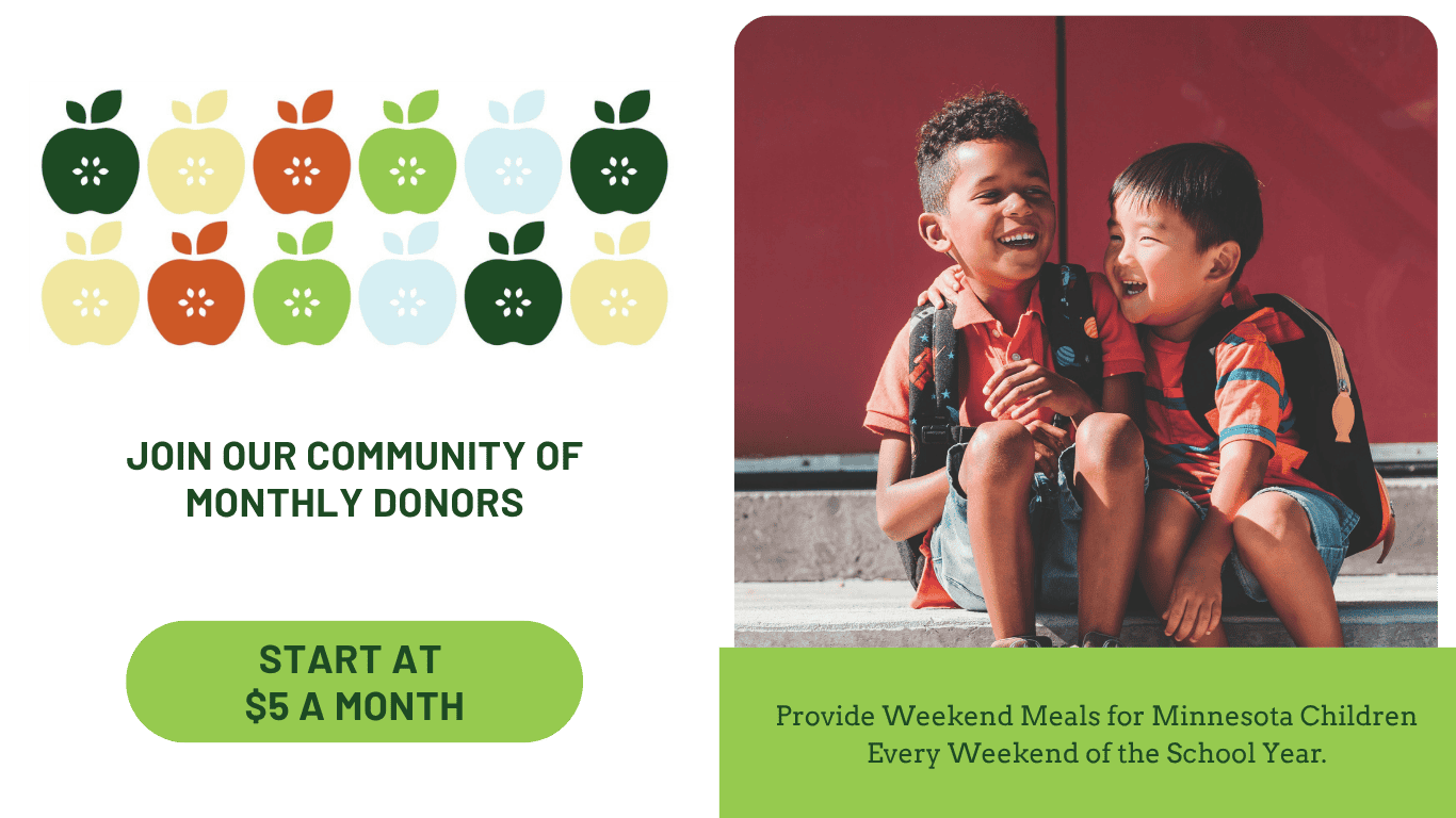 join our community of monthly donors