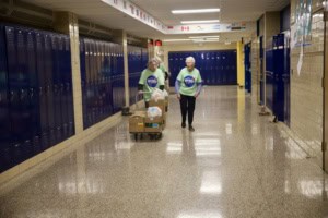 school sponsors volunteering for Minnesota food distributions 