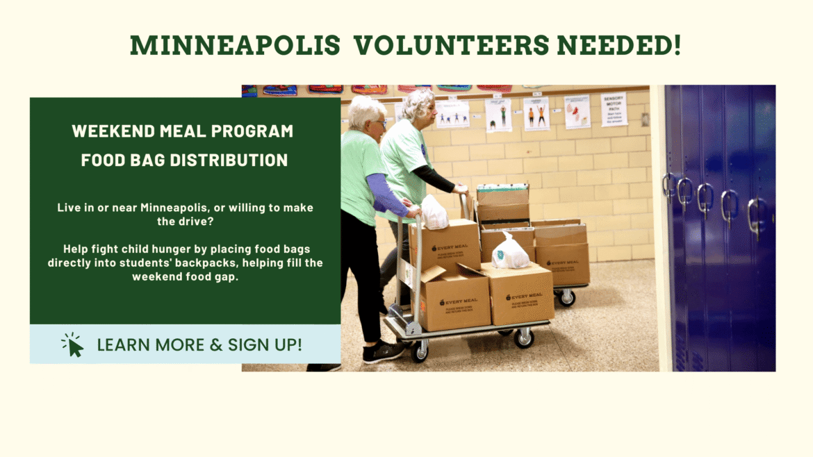 Minneapolis volunteers needed